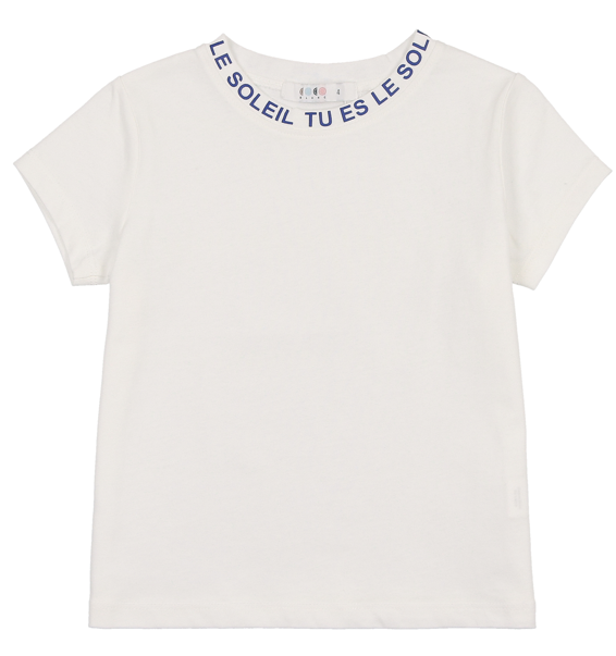 COCO BLANC CREW NECK T-SHIRT FOR KIDS (4-12 YEARS) - Soft Cotton Casual Tee for Boys & Girls - Perfect for School, Playdates & Everyday Wear