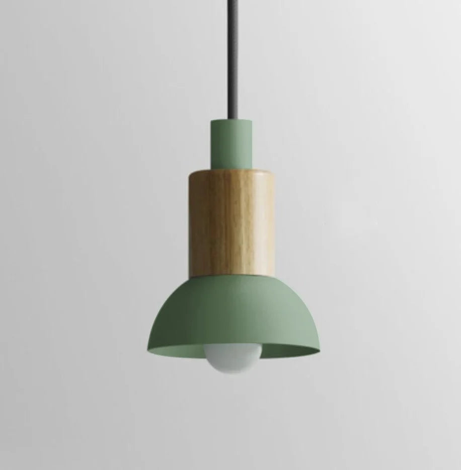 Stylish Astrid Metal & Wood Pendant Lights - Modern Industrial Ceiling Lighting for Kitchen, Dining Room & Living Room Decor