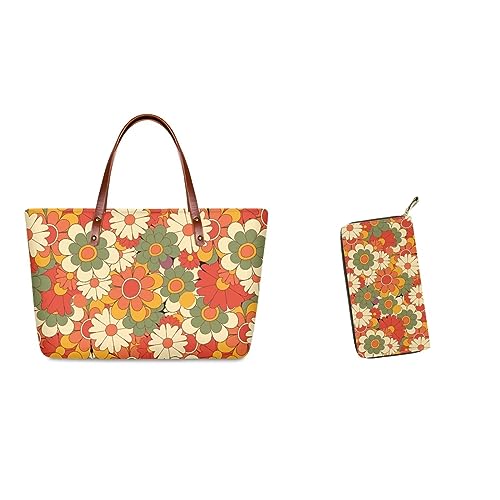 Retro Hippie 60s 70s Aesthetic Groovy Flower