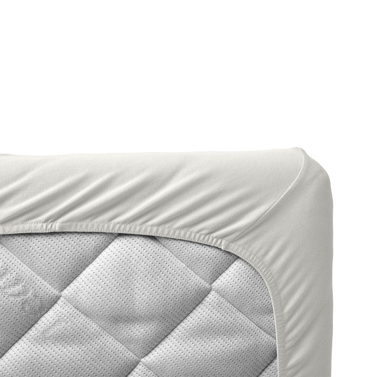 LEANDER Organic Fitted Crib Sheet Set - 2 Pack, Snow White | Hypoallergenic Baby Bedding for Nursery & Daycare | Soft & Breathable Cotton for Safe Infant Sleep
