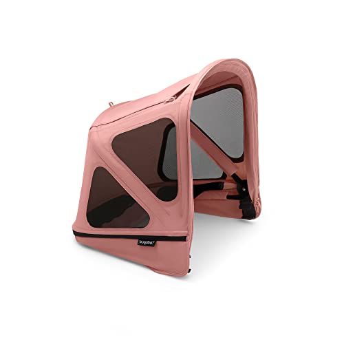 Bugaboo Donkey Breezy Sun Canopy Stroller Accessory with UPF 50+ Sun Protection & Ventilation Panels - Morning Pink | Perfect for Outdoor Walks, Park Visits & Summer Baby Protection