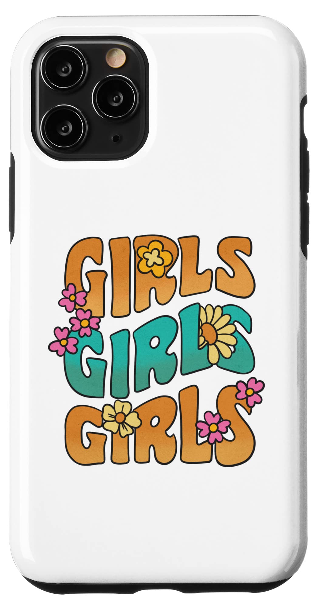 iPhone 11 Pro Case for Women - Floral Design Protective Phone Cover - Perfect for Everyday Use, Work & Travel