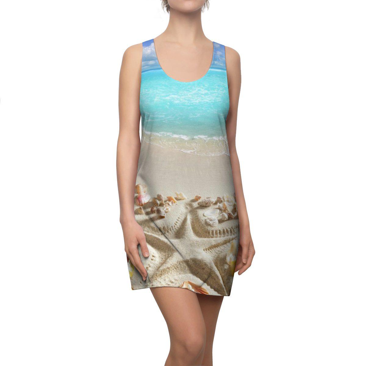 Vitamin Sea Dress - Flowy Beach Cover Up, Summer Vacation Outfit for Women | Perfect for Beach Parties, Vacations & Tropical Getaways