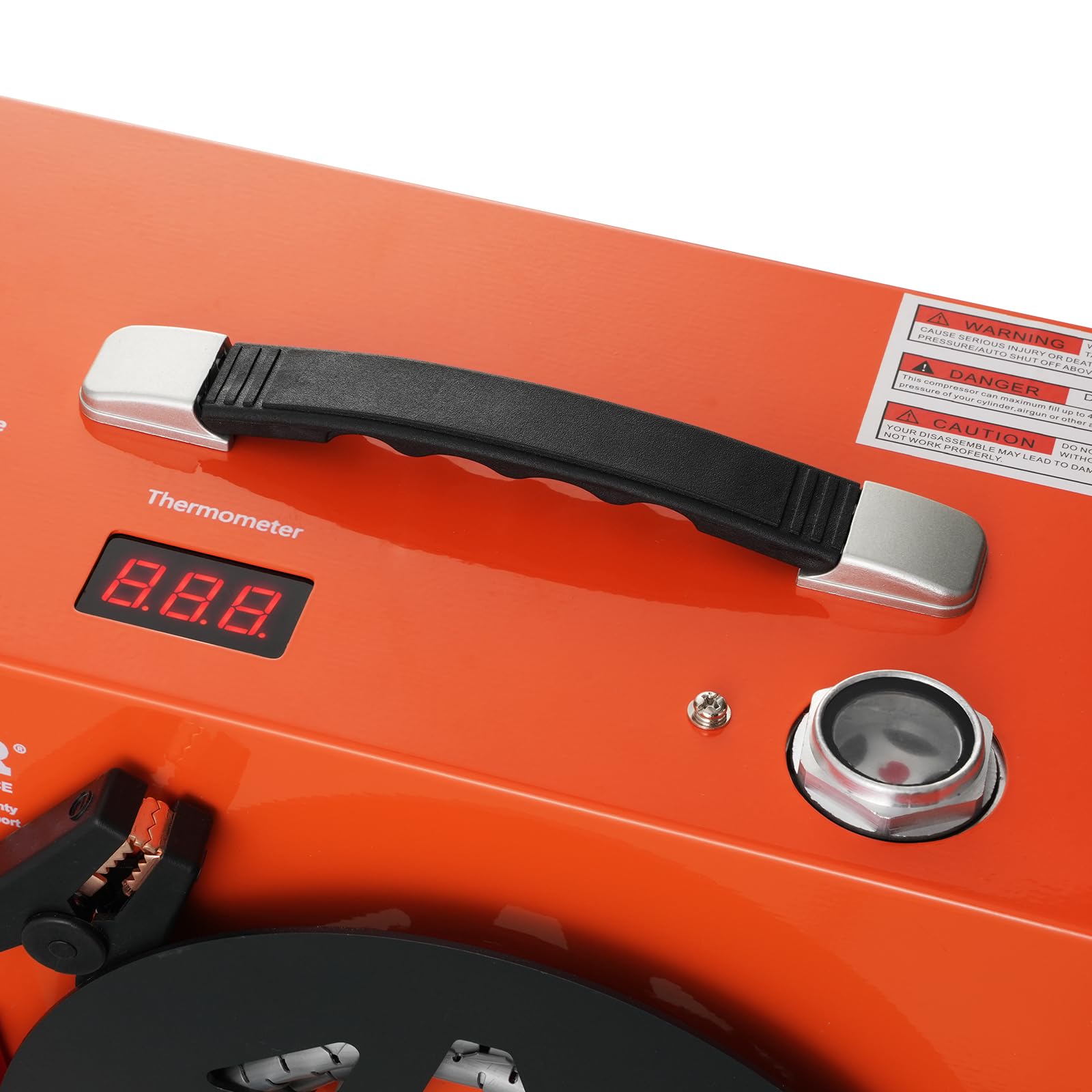 VEVOR 4500PSI PCP Air Compressor - Portable High Pressure Air Gun Pump with Water & Fan Cooling, Auto Shut Off | 12V DC/120V AC for Paintball Tanks, Air Rifles & Scuba Diving | Perfect for Hunting, Shooting Sports and Underwater Adventures