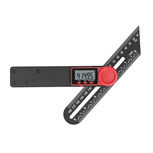 Digital Angle Gauge 0-360° with LCD Display - T-Type Multifunctional Level Ruler for Woodworking, Metalworking & DIY Projects | Perfect for Carpentry, Construction & Home Improvement