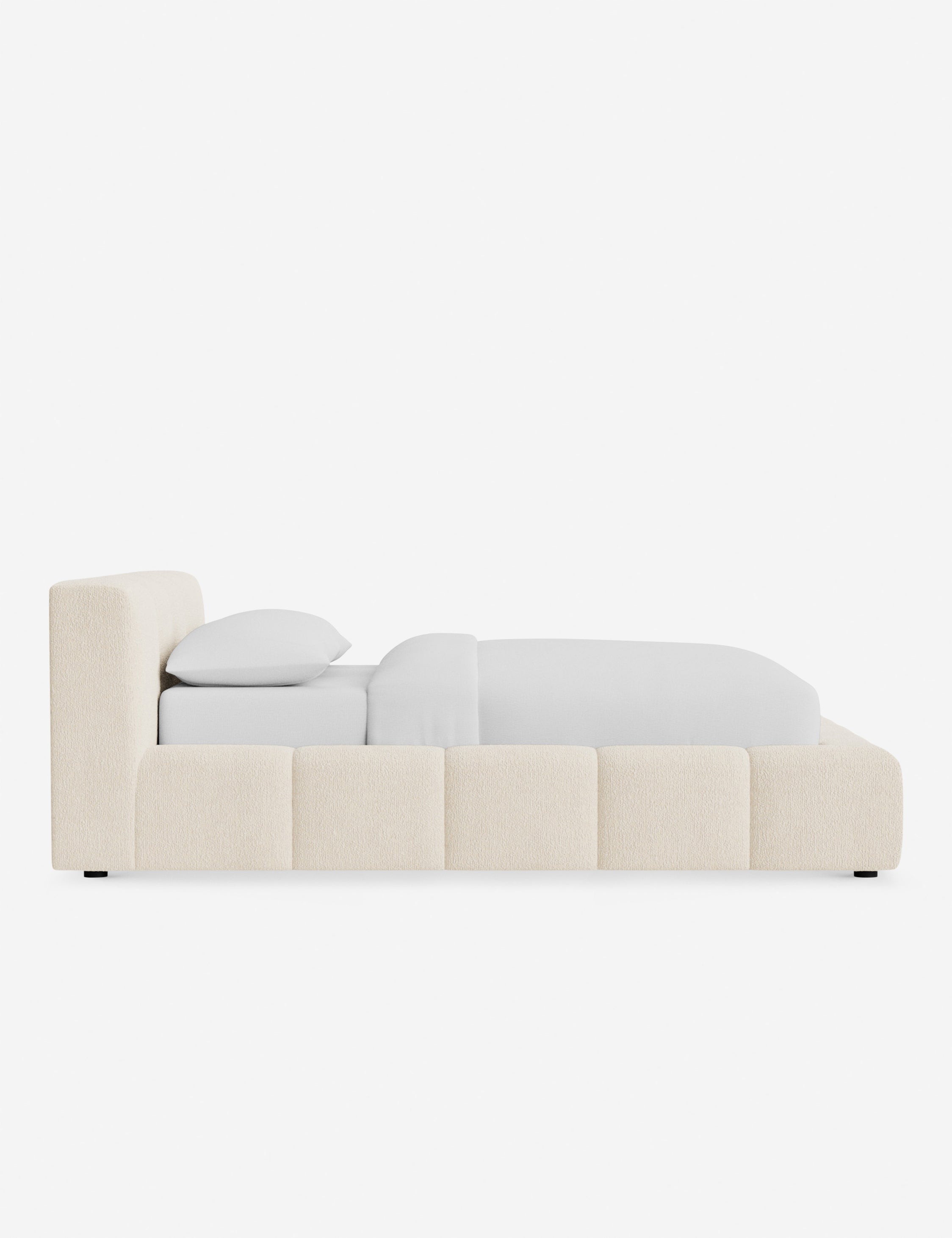 Cambry Platform Bed Frame - Modern Minimalist Wooden Bed with Sturdy Slat Support - Perfect for Bedroom, Guest Room, and Studio Apartments