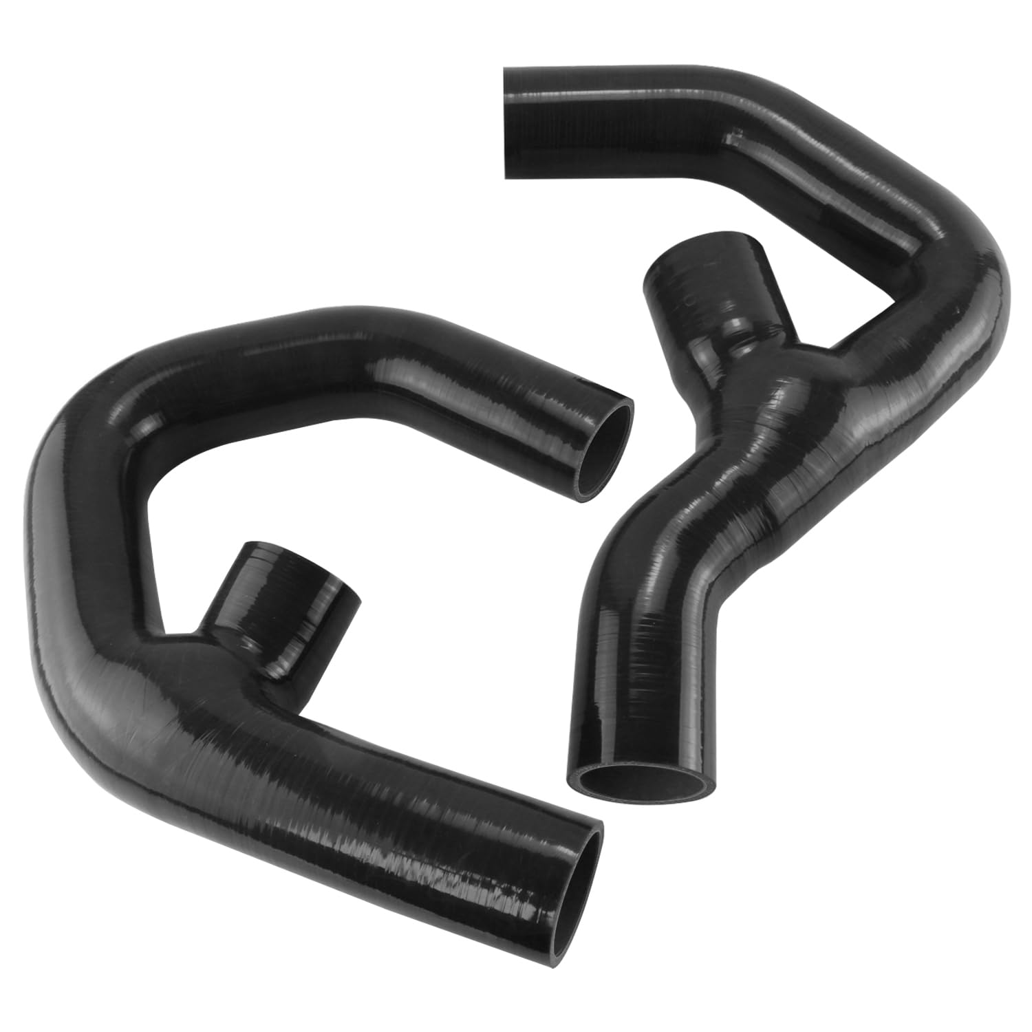 VW GOLF MK5 A3 Jetta GTI 2.0 FSi Silicone Intercooler Pipe Hose - High Performance Black Silicone Hose for Turbocharged Engine Upgrades & Performance Tuning