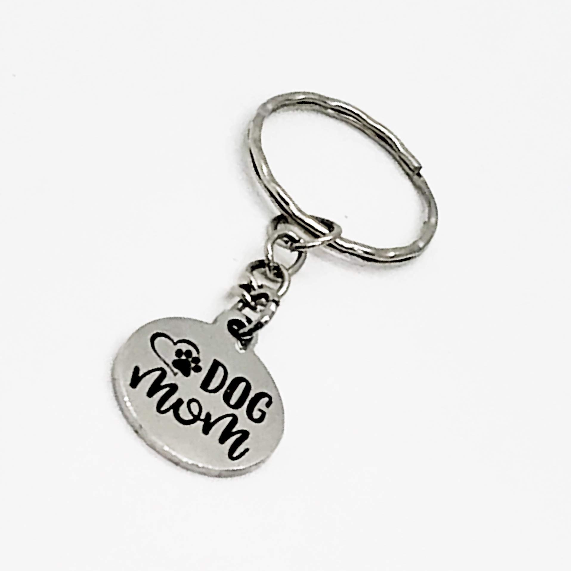 Dog Mom Keychain - Cute & Personalized Gift for Dog Lovers | Perfect for Keyrings, Purses & Pet Accessories | Ideal Birthday, Mother's Day & Christmas Present