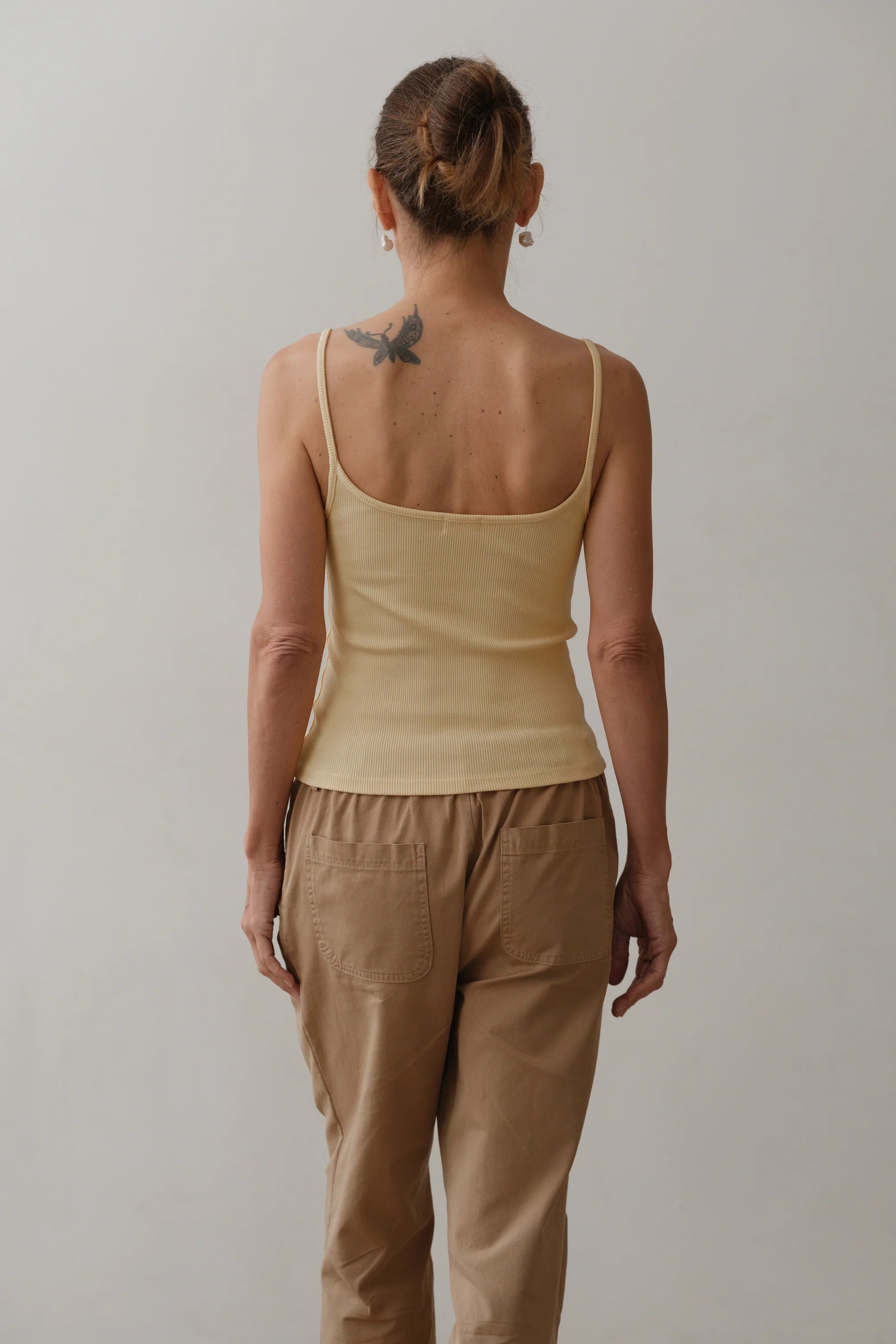 Butter Rib Spaghetti Tank Top for Women - Soft & Comfortable Summer Sleeveless Shirt - Perfect for Casual Outings, Beach Vacations & Layering
