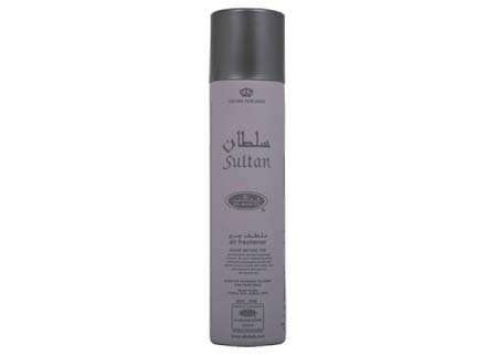 Al-Rehab Sultan Air Freshener 300ml (3 Pack) - Long Lasting Fragrance for Home, Car & Office - Floral & Musk Scent for Everyday Freshness