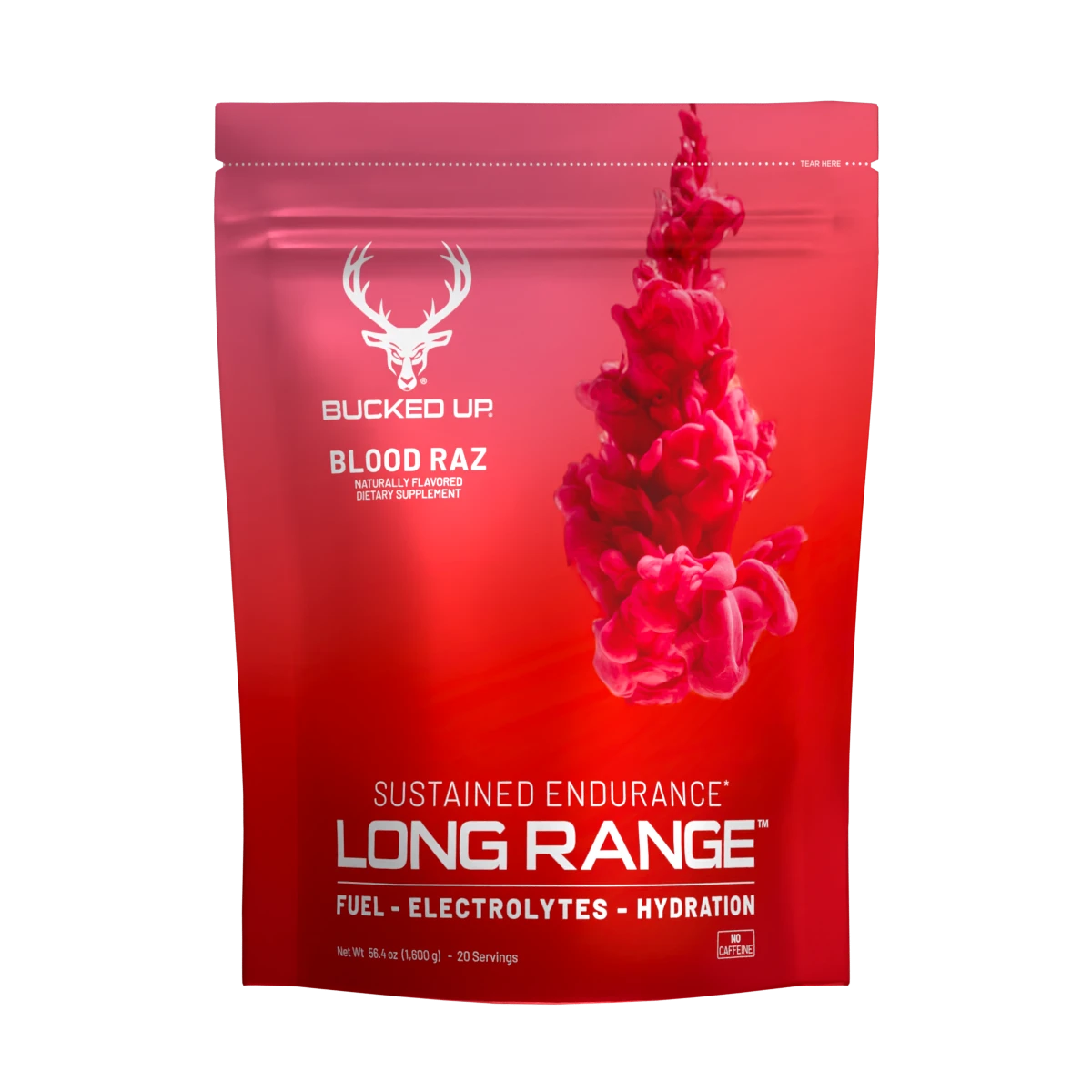 Bucked Up Long Range Endurance 1600g Protein Powder - Premium Muscle Recovery & Energy Supplement for Athletes, Gym & Workout Performance