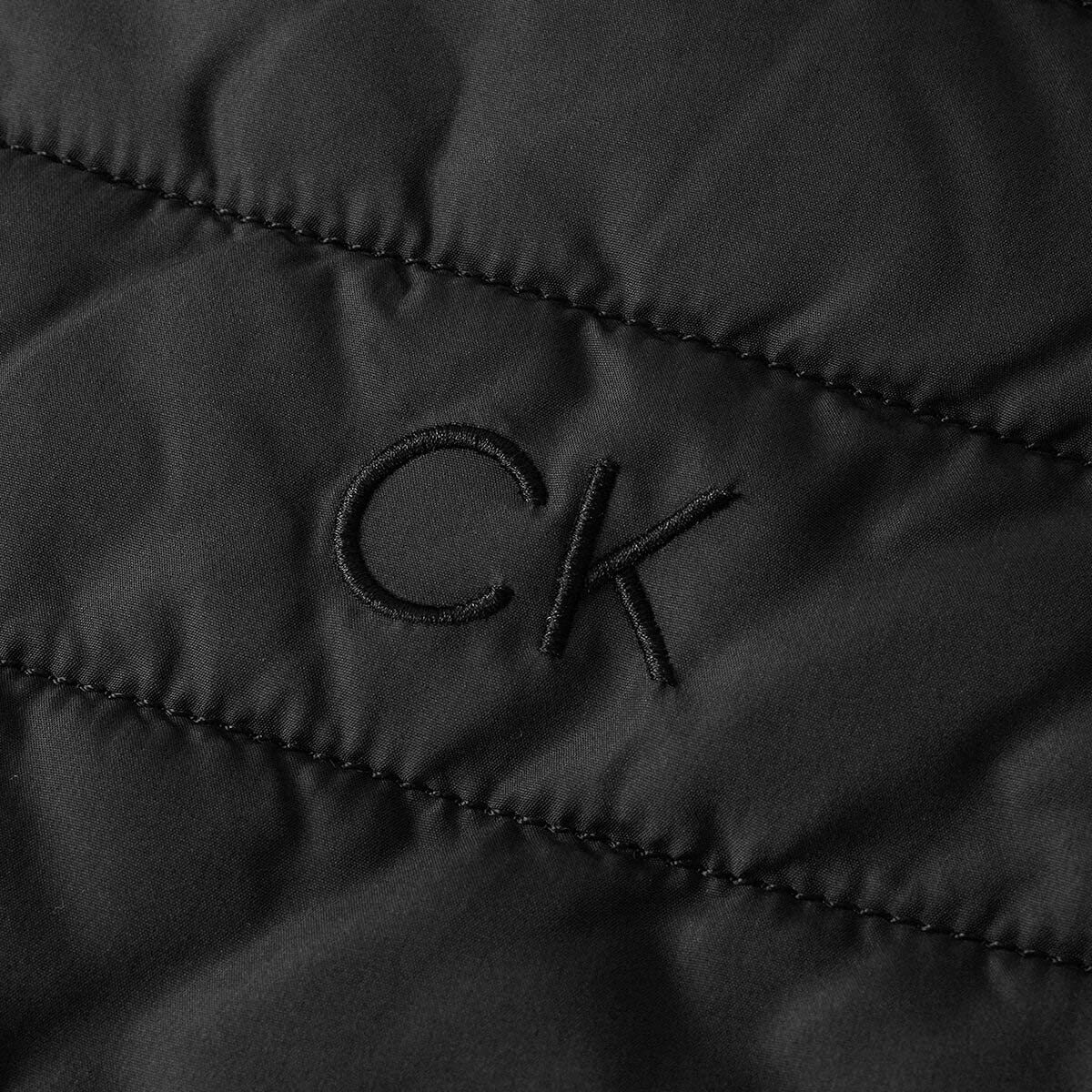 Calvin Klein Men's Hybrid Quilted Fleece Funnel Neck Jacket - Warm Winter Coat for Outdoor Activities & Casual Wear
