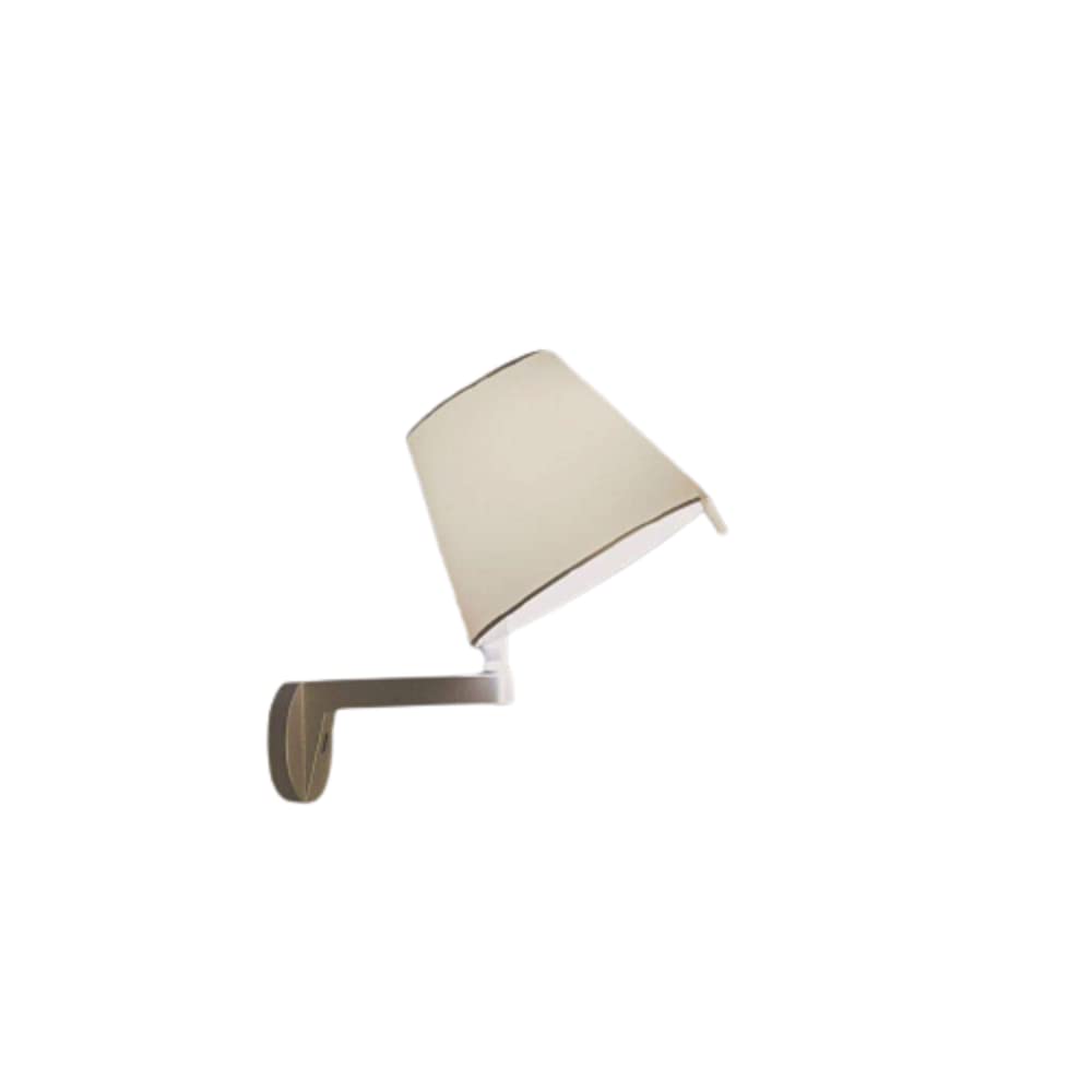 Artemide Melampo Mini Wall Lamp - Bronze Finish for Furniture, Dining Room, Bedroom, Living Room & Office Lighting - Modern Home Decor & Interior Design Accent