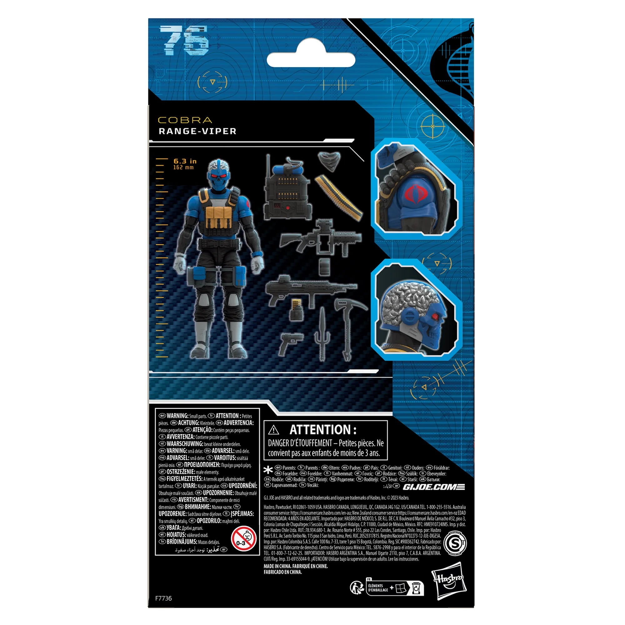 G.I. Joe Classified Series Range Viper Action Figure - 6-Inch Collectible Military Toy with Accessories - Perfect for Display, Play & G.I. Joe Collections