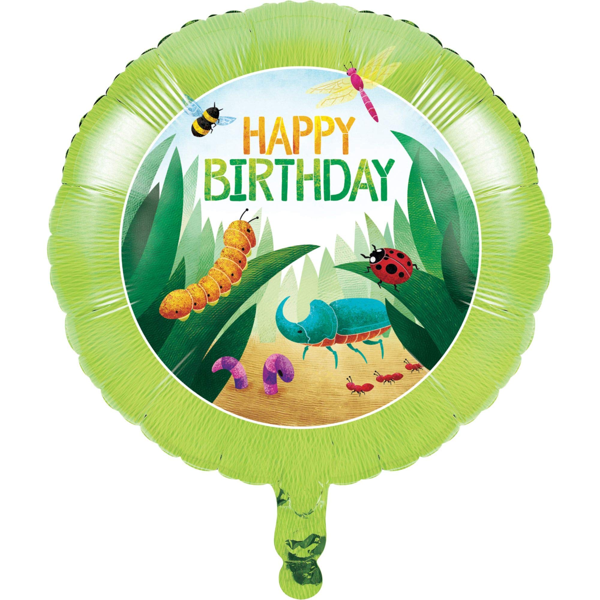 10 Pack Green & Blue Metallic Bug Balloons for Happy Birthday Party Decorations - Perfect for Kids' Birthday, Baby Shower, and Themed Party Decor
