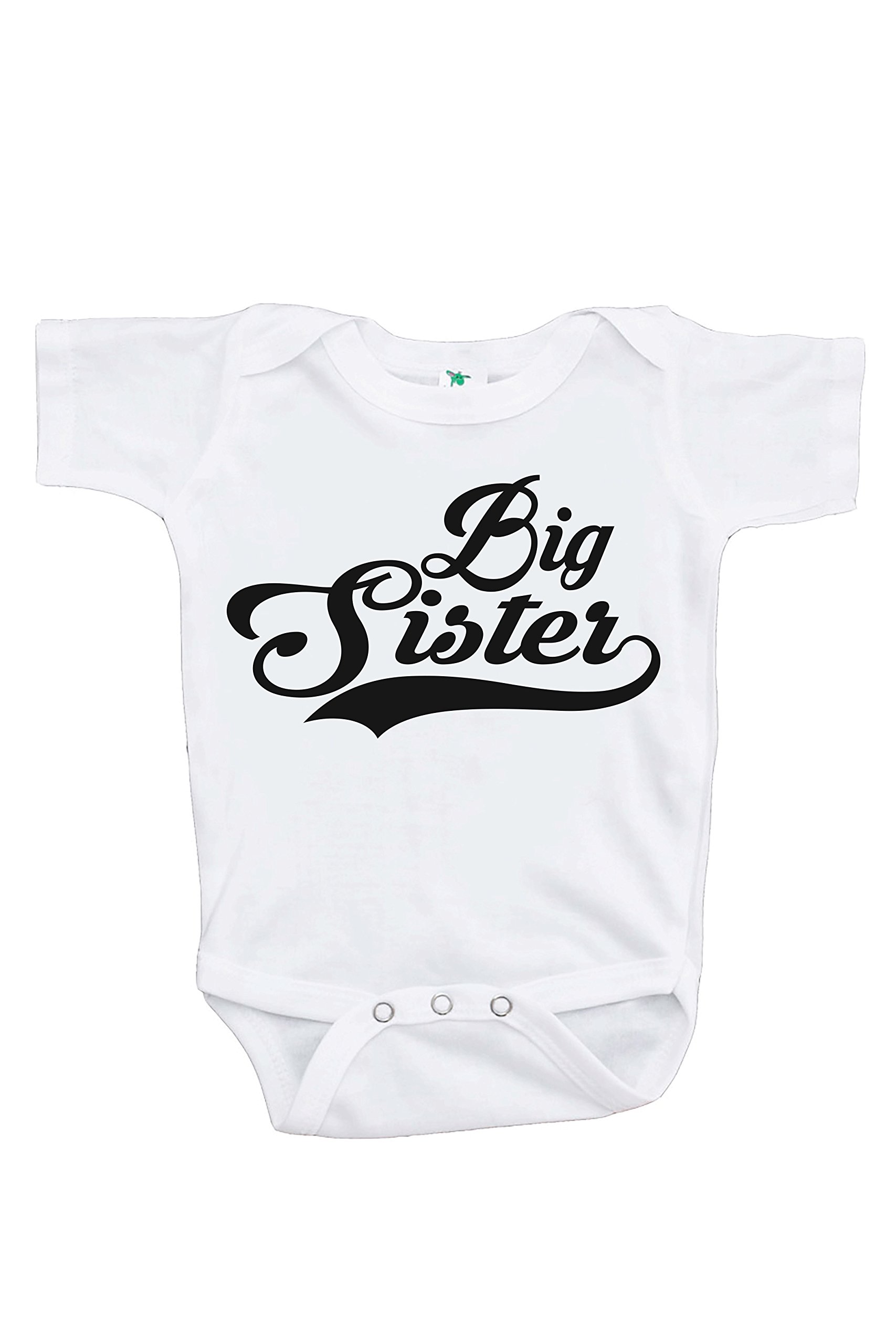 7 ate 9 Apparel Girls Athletic Big Sister One-Piece Romper - Comfortable Toddler Playwear for Sibling Matching Outfits & Family Photos