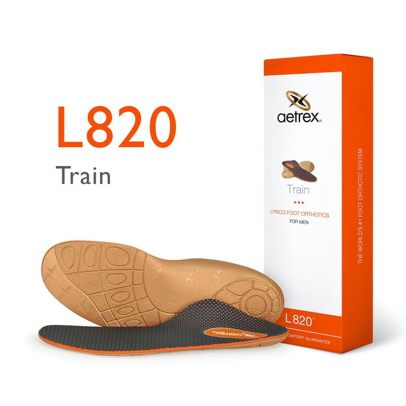 L820M Orthotic Insoles for Running & Walking - Supportive Shoe Inserts for Flat Feet, Plantar Fasciitis & Arch Pain Relief - Perfect for Athletes & Daily Comfort