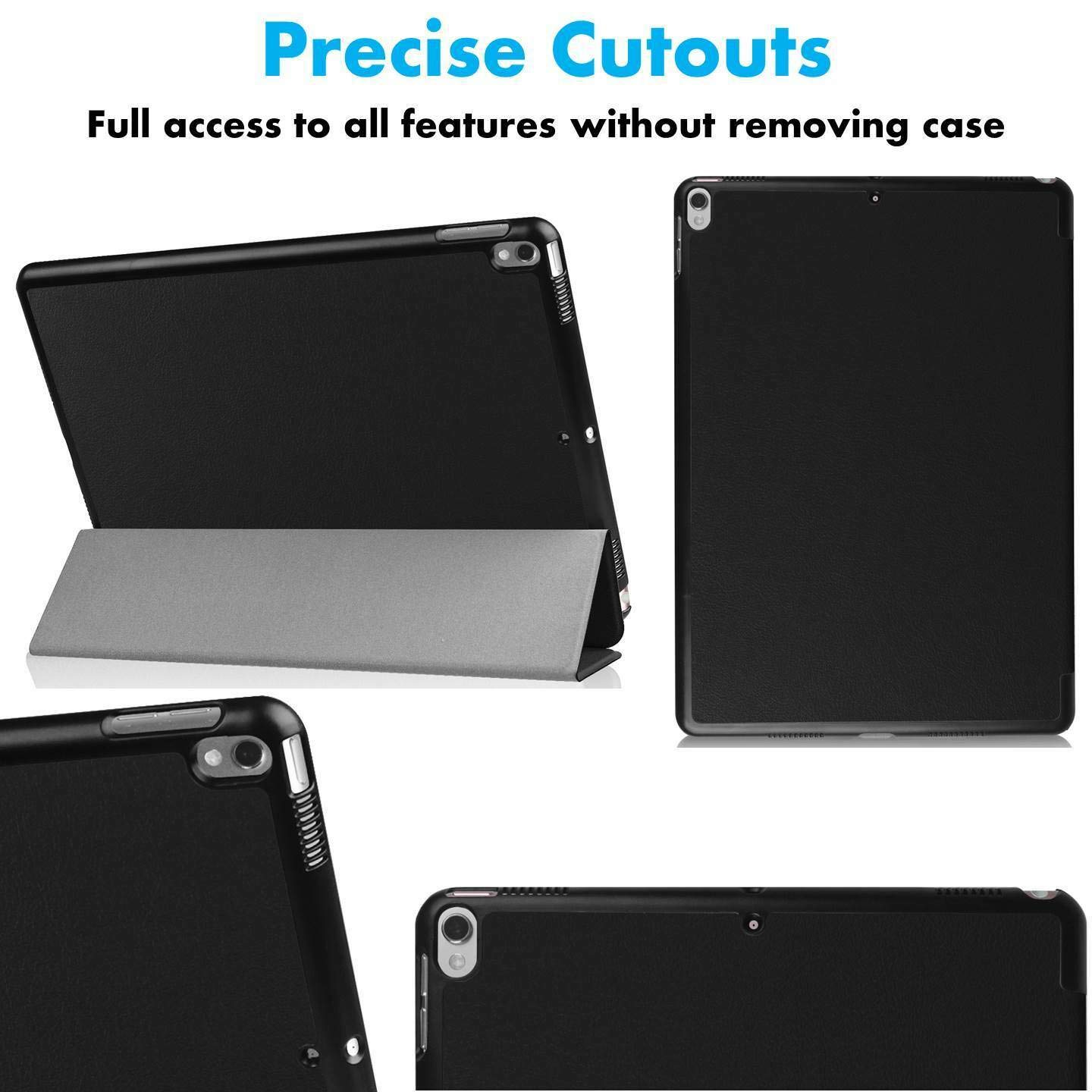 Premium Shockproof Smart Folio Case for iPad Air 3 (2019) & iPad Pro 10.5
