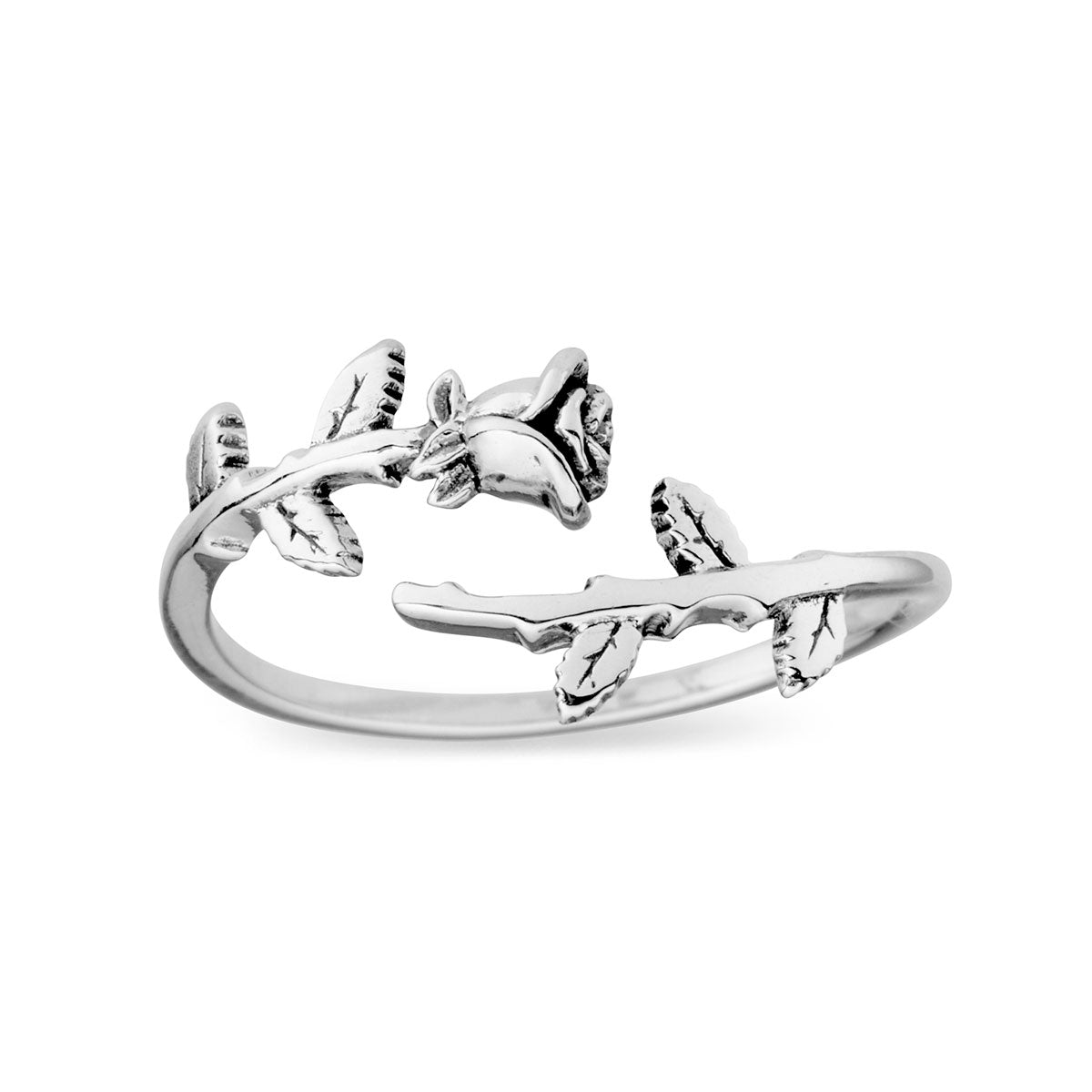 Fallen Roses Wrap Ring - Elegant Floral Jewelry for Women | Perfect for Weddings, Dates & Special Occasions