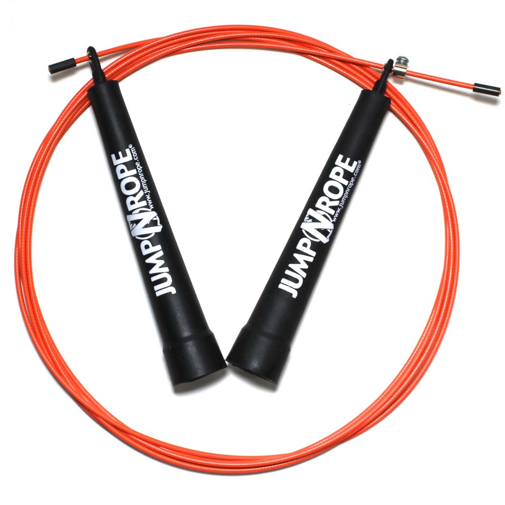 JumpNRope R1 Speed Jump Rope for Fitness & Training - Adjustable Length, Lightweight & Durable for Boxing, CrossFit, HIIT & Home Workouts