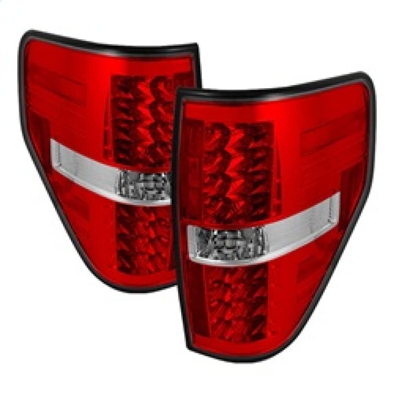 Spyder Auto 5008534 LED Tail Lights Red/Clear - High Performance Brake Lights for Cars, Trucks & SUVs - Enhanced Visibility & Safety for Night Driving & Bad Weather Conditions