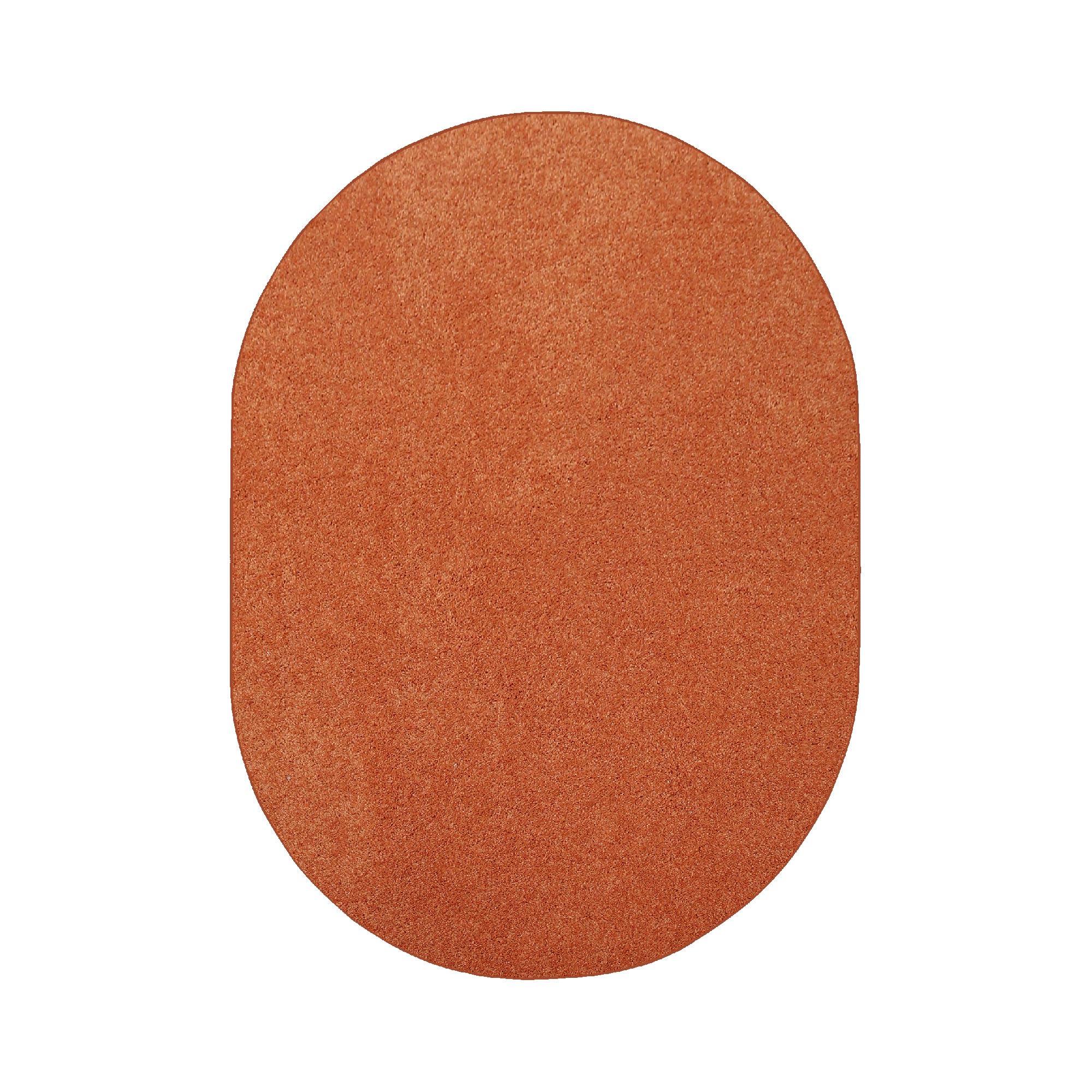 Ambiant Broadway Collection Pet Friendly Area Rugs - 2' x 8' Oval Indoor Stain Resistant Rug for Living Room, Bedroom, Dining Room | Orange Home Decor | Perfect for Entryway, Doorway, Kids & Pets | Wedding Gift Idea