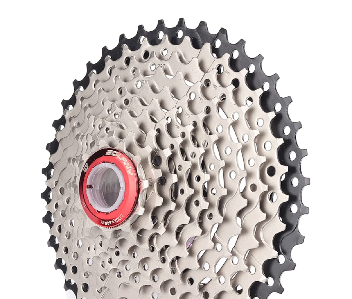 BOLANY 10-Speed Bike Cassette - Compatible with Mountain & Road Bikes | Smooth Shifting for Trail Riding & Commuting