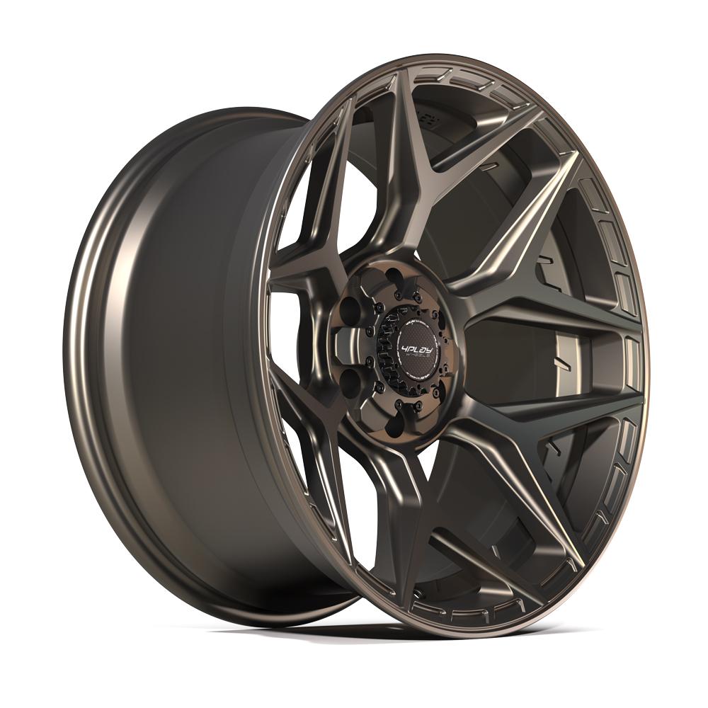 4Play Gen3 4P06 Bronze 20x10.0 18-Inch 6x139.7/6x135mm 106.1mm Wheel - Off-Road & Truck Custom Rims for Jeep Wrangler, Ford F-150, Chevy Silverado