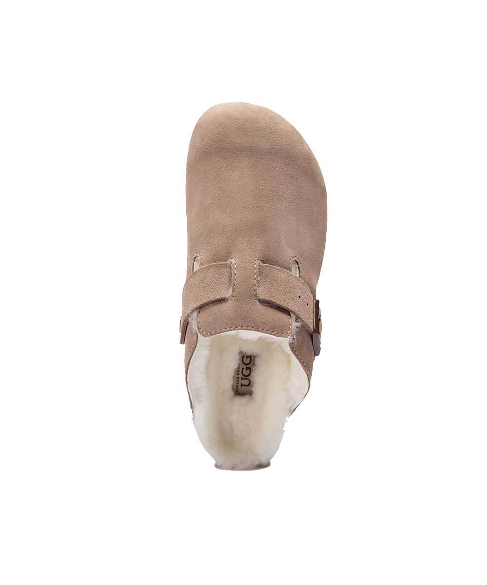 Women's UGG Wool Marly Slippers - Cozy Indoor/Outdoor House Shoes for Winter Comfort - Perfect for Home, Office & Travel