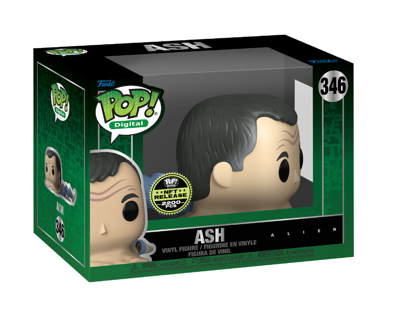 Alien Ash NFT Redemption 2200-Piece Funko Pop Vinyl Figure - Exclusive Collectible for NFT Enthusiasts & Pop Culture Fans | Perfect for Display, Gifting, and Digital Art Collections