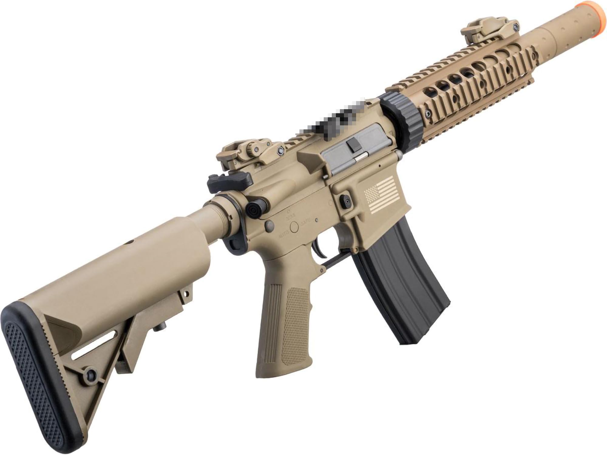 Matrix/S&T Sportsline M4 RIS AEG Airsoft Rifle with G3 Micro-Switch Gearbox - Dark Earth CQB-R 7