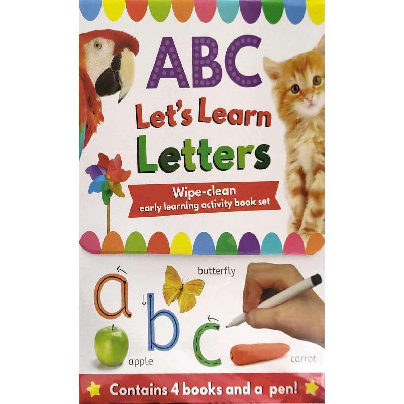 ABC Let's Learn Numbers: Wipe Clean Early Learning Activity Book Set for Kids - Fun Preschool Math Workbook with Reusable Pages | Perfect for Homeschooling, Classroom & Travel Learning Activities