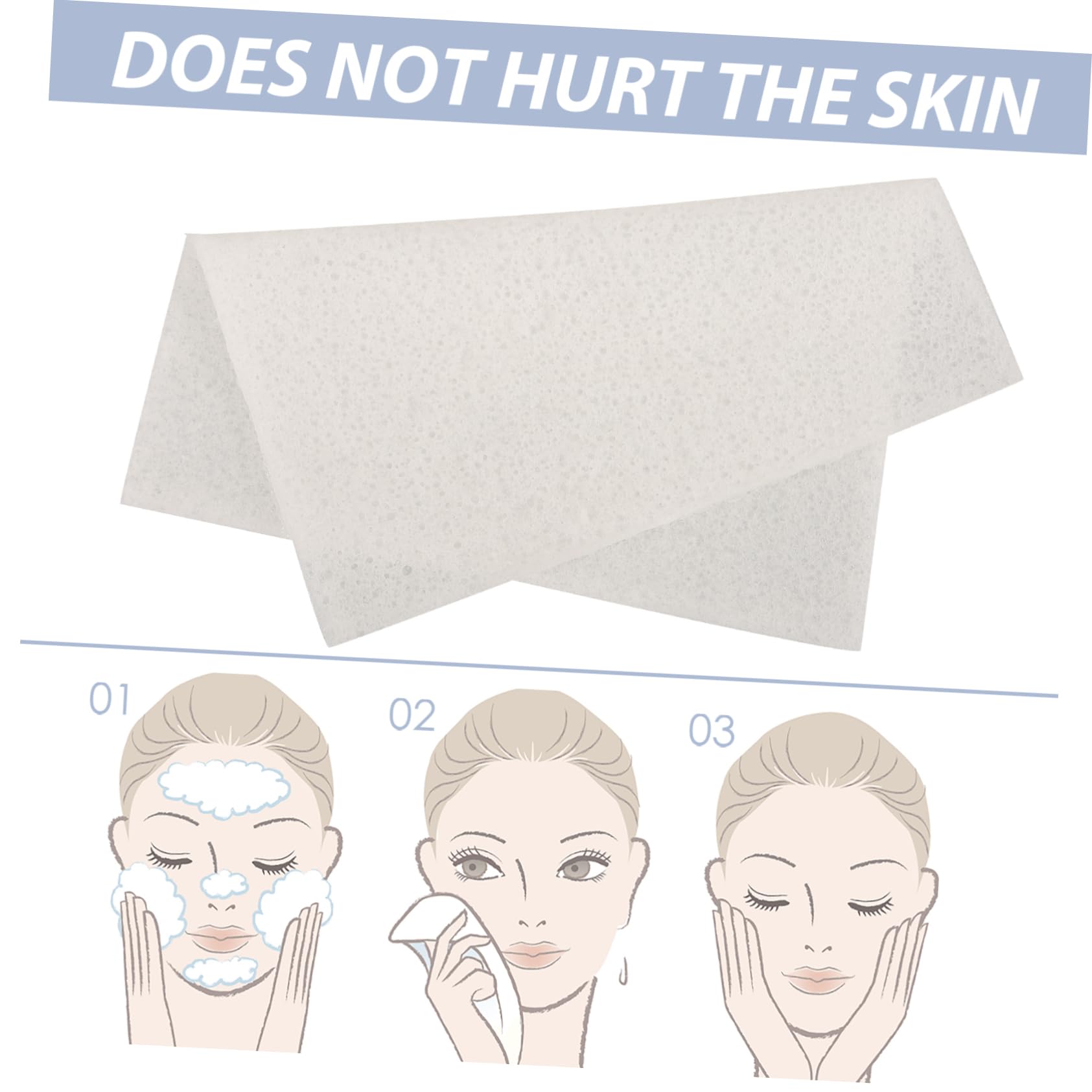 Gentle Fiber Makeup Remover Pads | Reusable Exfoliating Facial Wipes for Makeup Removal & Skin Cleansing | Eco-Friendly Face Cloths for Daily Beauty Routine & Travel