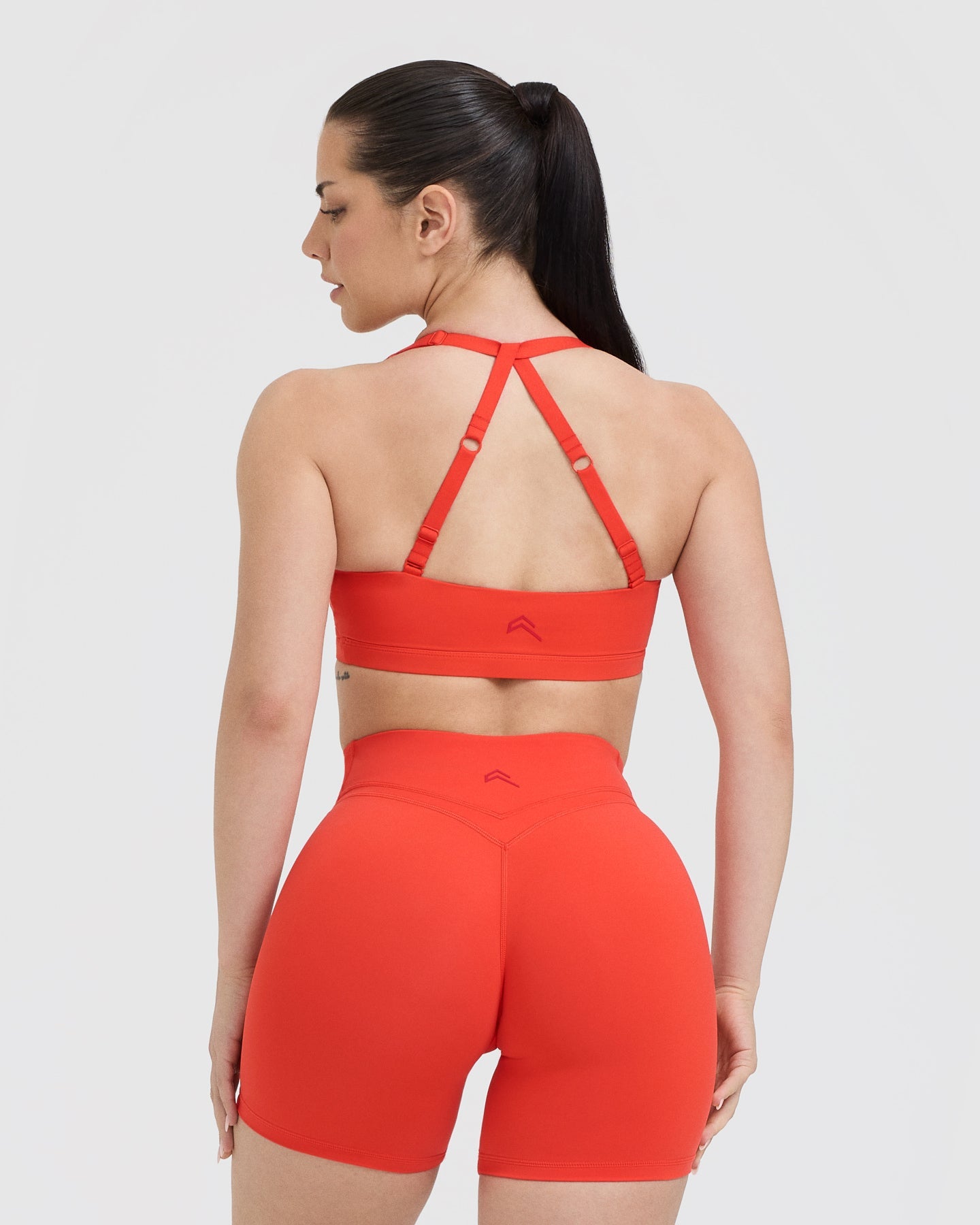 High-Performance Unified Twist Sports Bra - Charged Orange for Yoga, Running & Workouts | Breathable & Supportive Activewear for Women