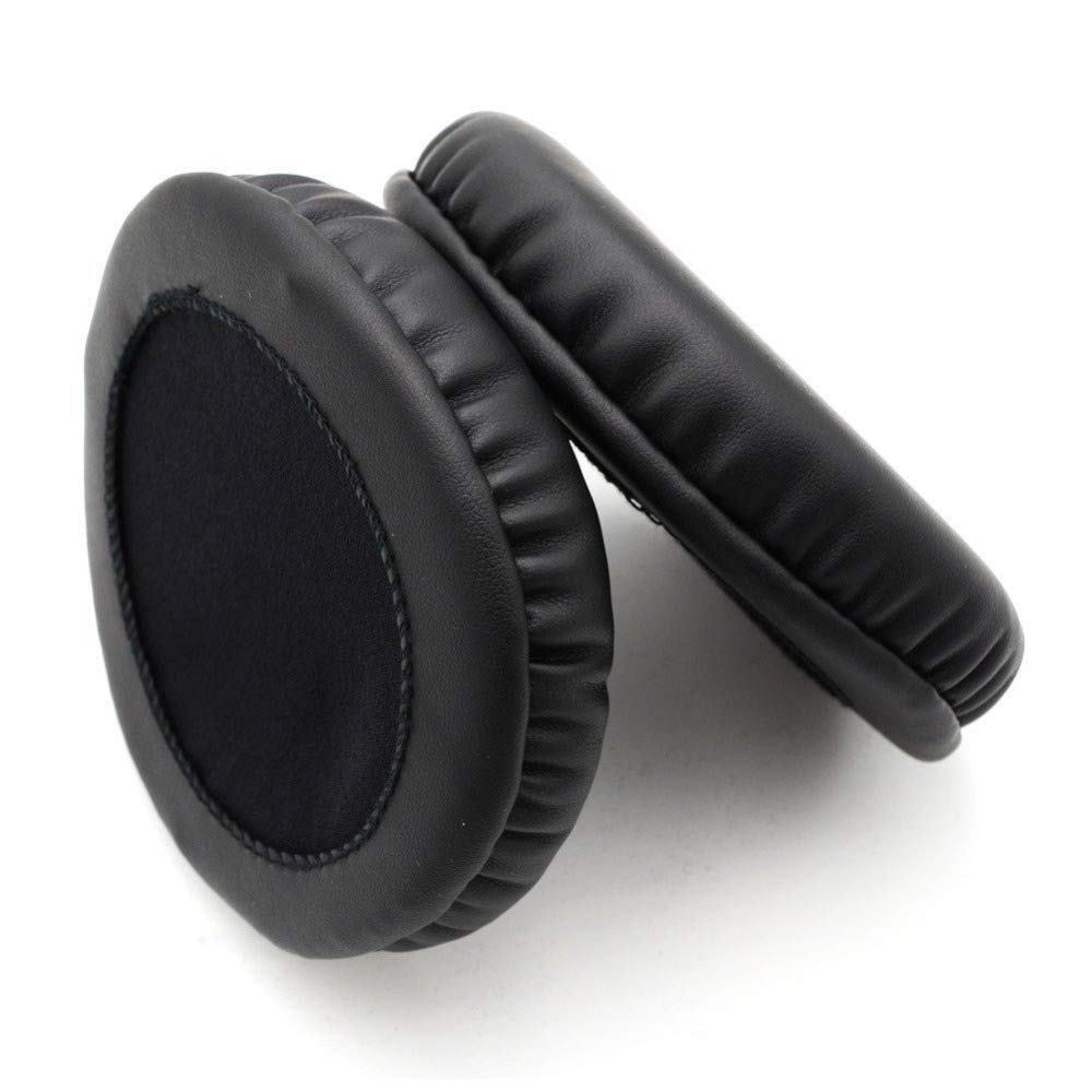 ATH-AVC200 Replacement Ear Pads - Premium Memory Foam Ear Cushions with Soft Leather Cover (Black) - Compatible with ATH-AVC200 Headphones - Perfect for Gaming, Music & Office Use