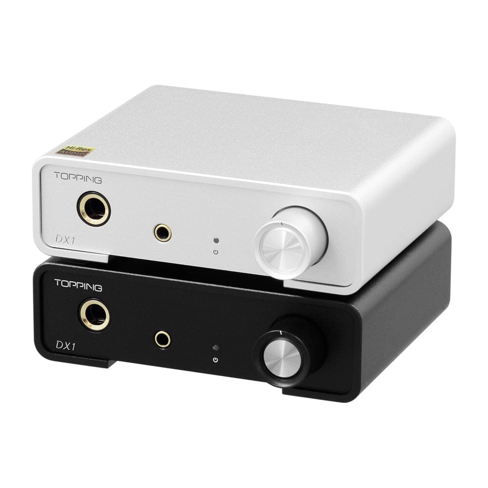 TOPPING DX1 Hi-Res Headphone Amplifier & DAC with AK4493S Chip, Supports DSD256 & PCM384 - Perfect for Audiophiles, Home Studio & Gaming Setup