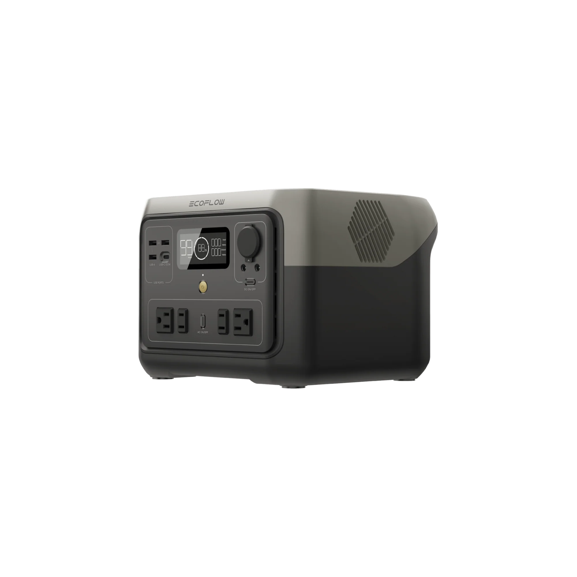 EcoFlow River 2 Max Portable Power Station 716Wh Solar Generator - Emergency Backup for Home, Camping & Outdoor Adventures - Fast Charging, Lightweight & Quiet Power Supply