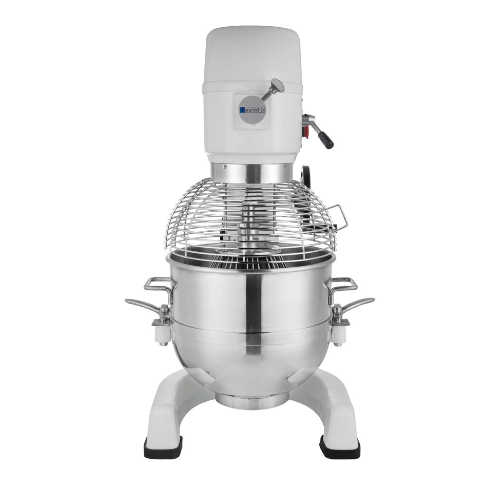 Eurodib M40A 220ETL 40 Quart Commercial Pizza Dough Mixer - 3 Speed, 1.5 HP, 208V 3 Phase - Perfect for Pizzerias, Bakeries & High-Volume Food Prep