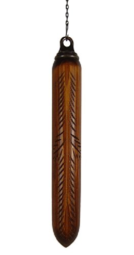 Hand Carved 1500g Wooden Cuckoo Clock Weight - Perfect for Traditional German Style Pendulum Clocks & Home Décor