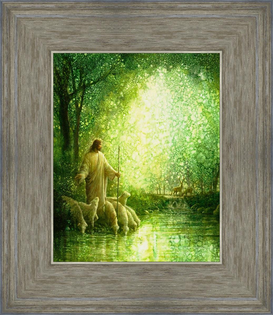 Feed My Sheep By Yongsung Kim - Inspirational Christian Wall Art for Home & Church Decor - Perfect for Living Room, Bedroom & Office