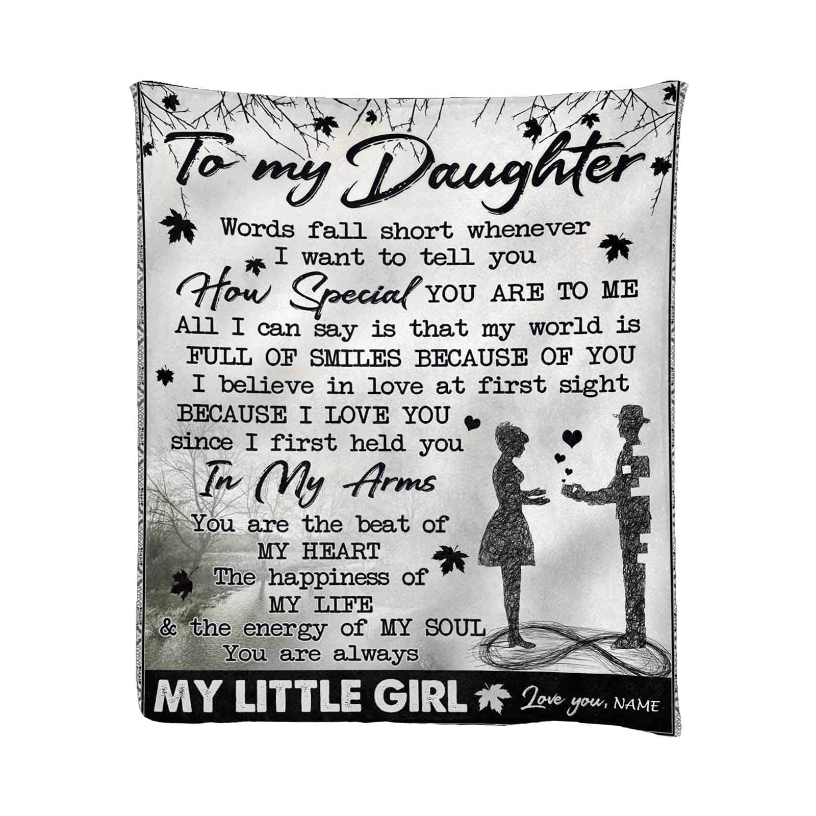 **Personalized Custom Blanket with Name - 50