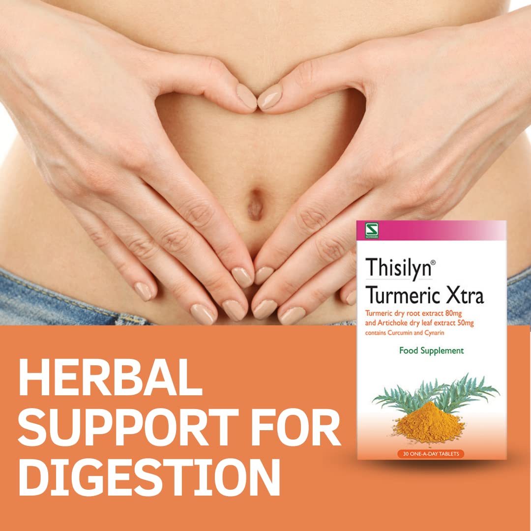 Schwabe Turmeric Xtra Digestion Supplement - 30 Tablets Pack for Digestive Support & Gut Health | Natural Turmeric Extract for Bloating Relief & Better Digestion | Daily Wellness & Ayurvedic Remedy