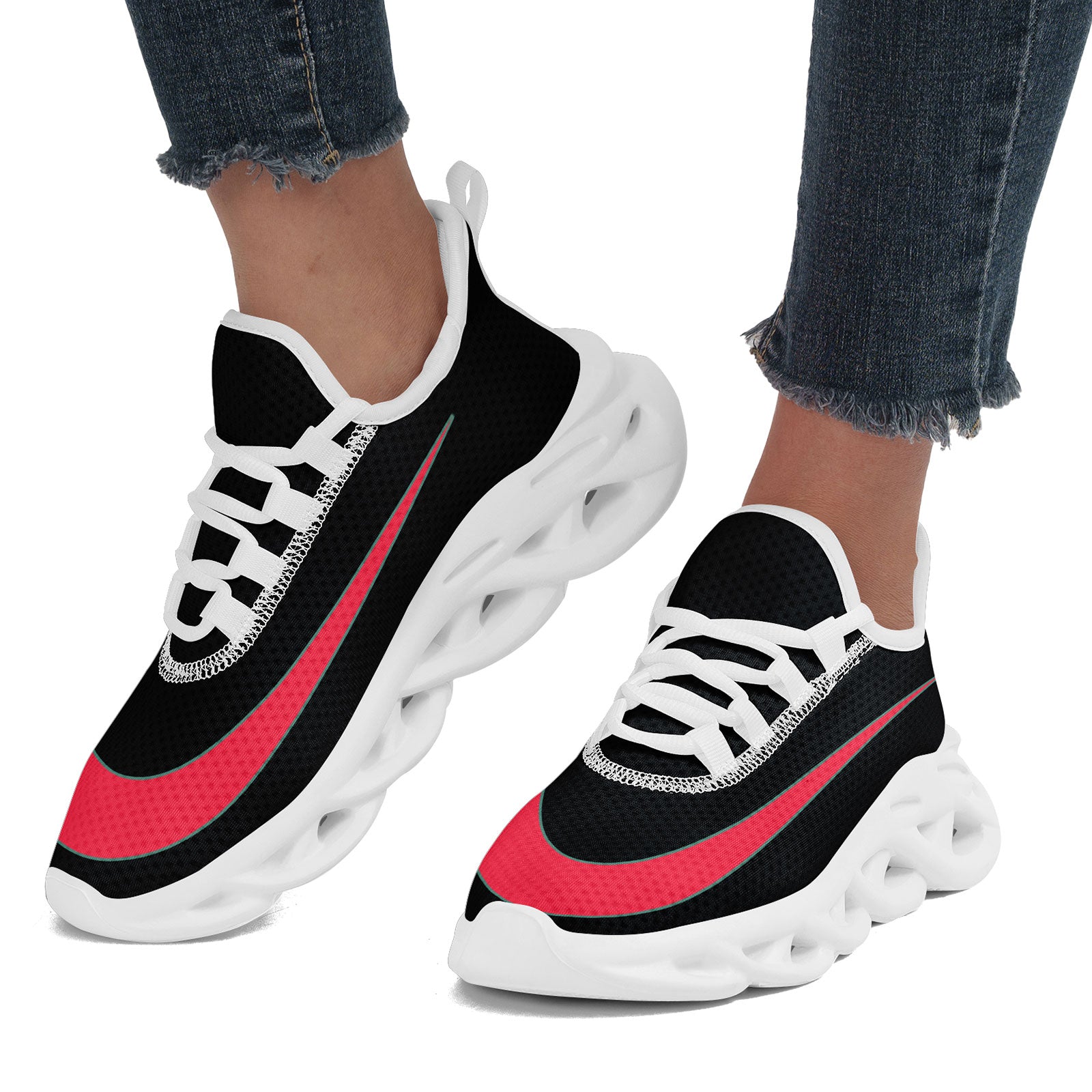 Custom Maxsoul Personalized Sneakers - Breathable Lightweight Running Shoes for Men & Women | Perfect for Gym Workouts, Jogging & Casual Wear (Model FN003 E020109)