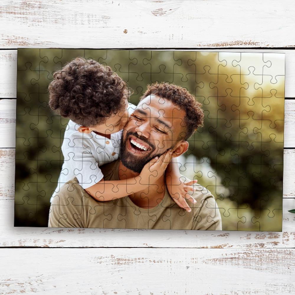 Custom Photo Puzzle - Personalized 96-Piece Jigsaw Puzzle - Unique Gift Idea for Mother's Day, Women, Special Occasions - Perfect for Family Memories, Home Decor & Creative Gifts