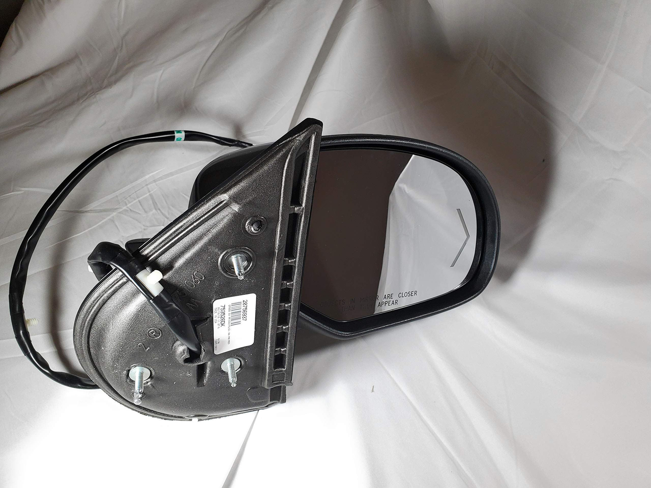 Genuine GM 20756937 Replacement Outside Rear View Mirror - Compatible with Select GM Vehicles - Perfect for Parking, Lane Changes & Blind Spot Visibility
