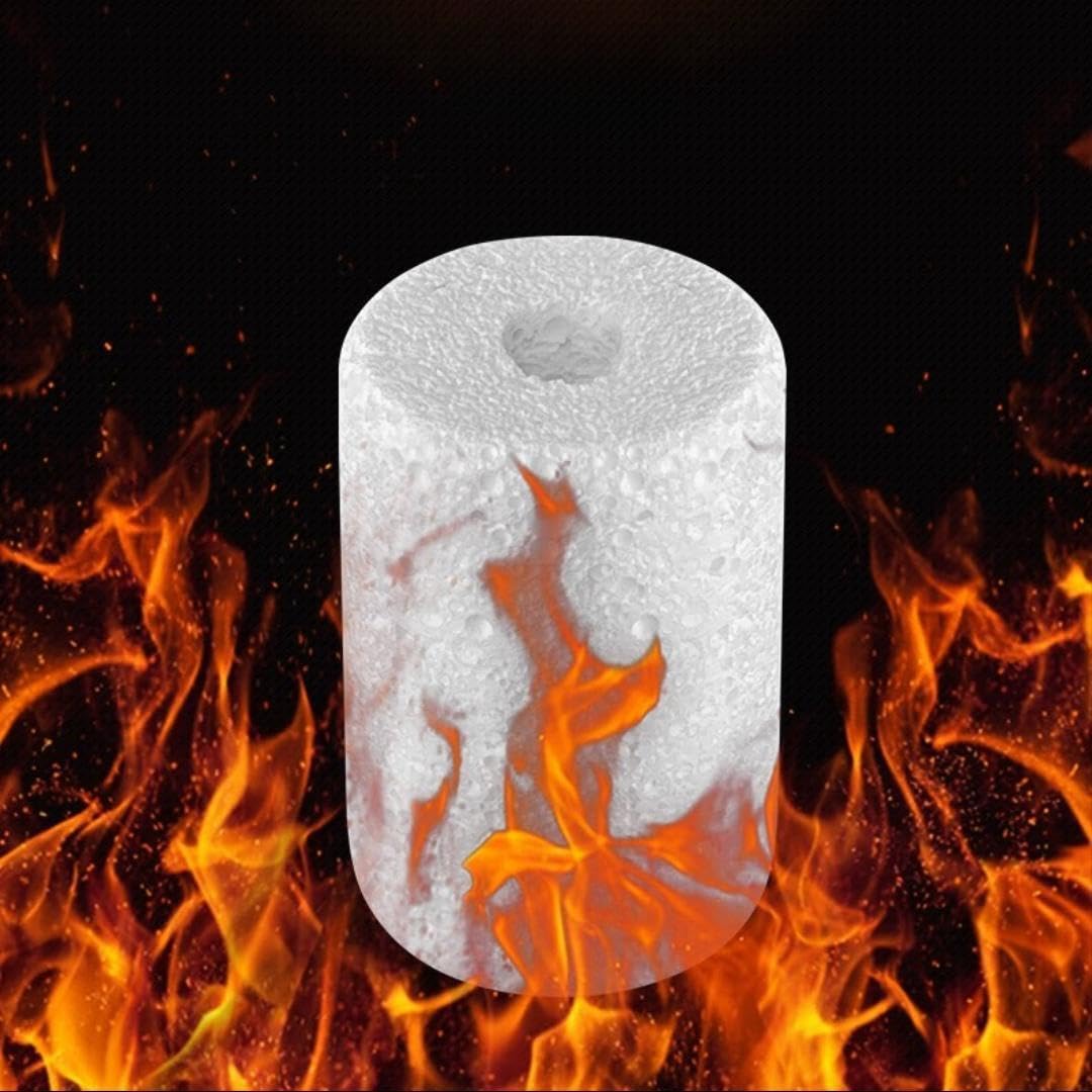 High Temperature Quartz Tube Plug - 90mm x 65mm Corundum Furnace Plug for Laboratory & Industrial Use (OD: 100mm) - Perfect for Heat Insulation in Kilns, Furnaces & High-Temp Experiments