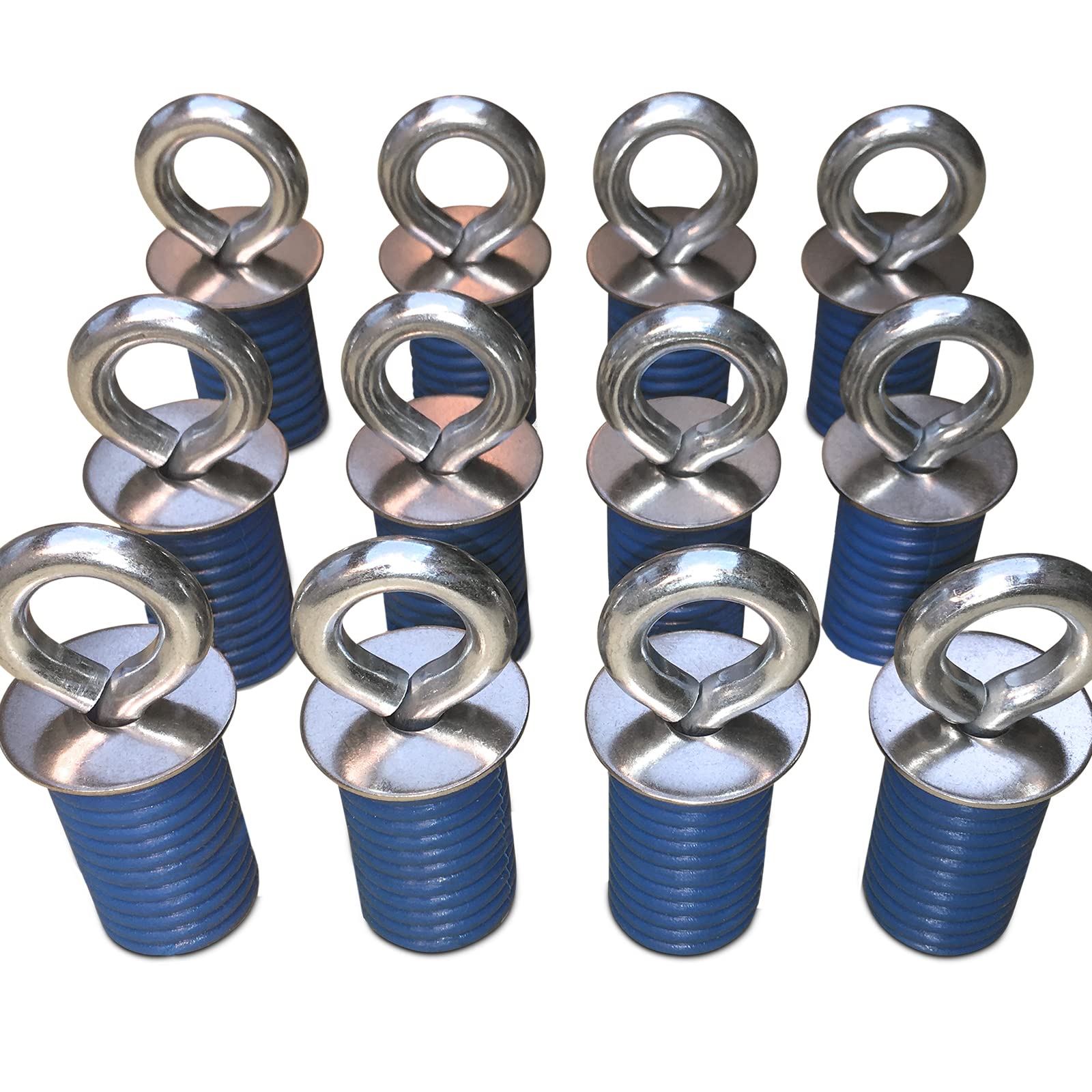 GripPRO ATV Tie Down Anchors for Polaris RZR & Sportsman - Lock & Ride Compatible - Heavy Duty ATV Accessories (Set of 12) - Perfect for Off-Roading, Trail Riding & ATV Transport