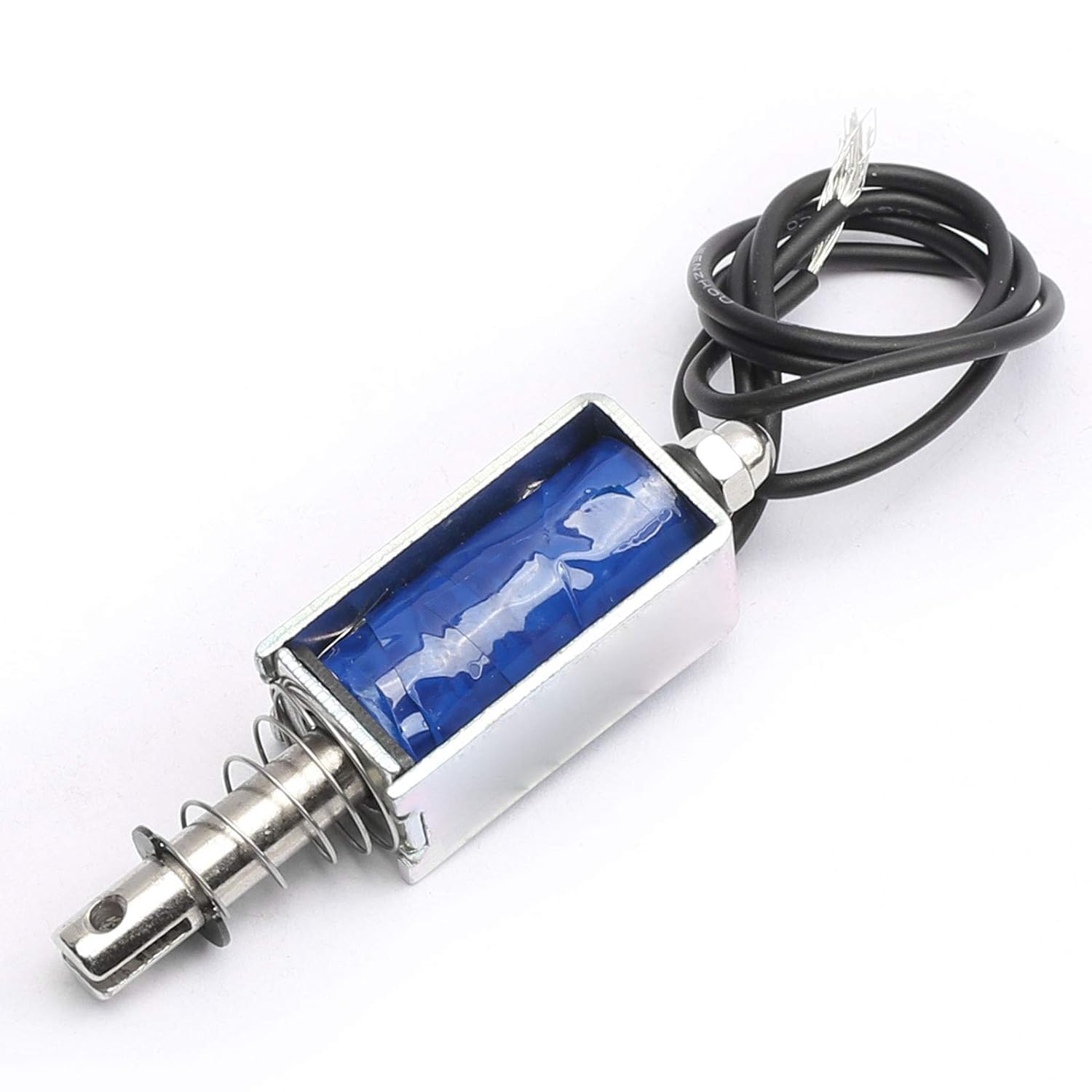 Push Pull Open Frame Solenoid Electromagnet - 10mm Stroke, 5N Force, DC 12V 1A - Ideal for Vending Machines, Door Locks & Industrial Automation
