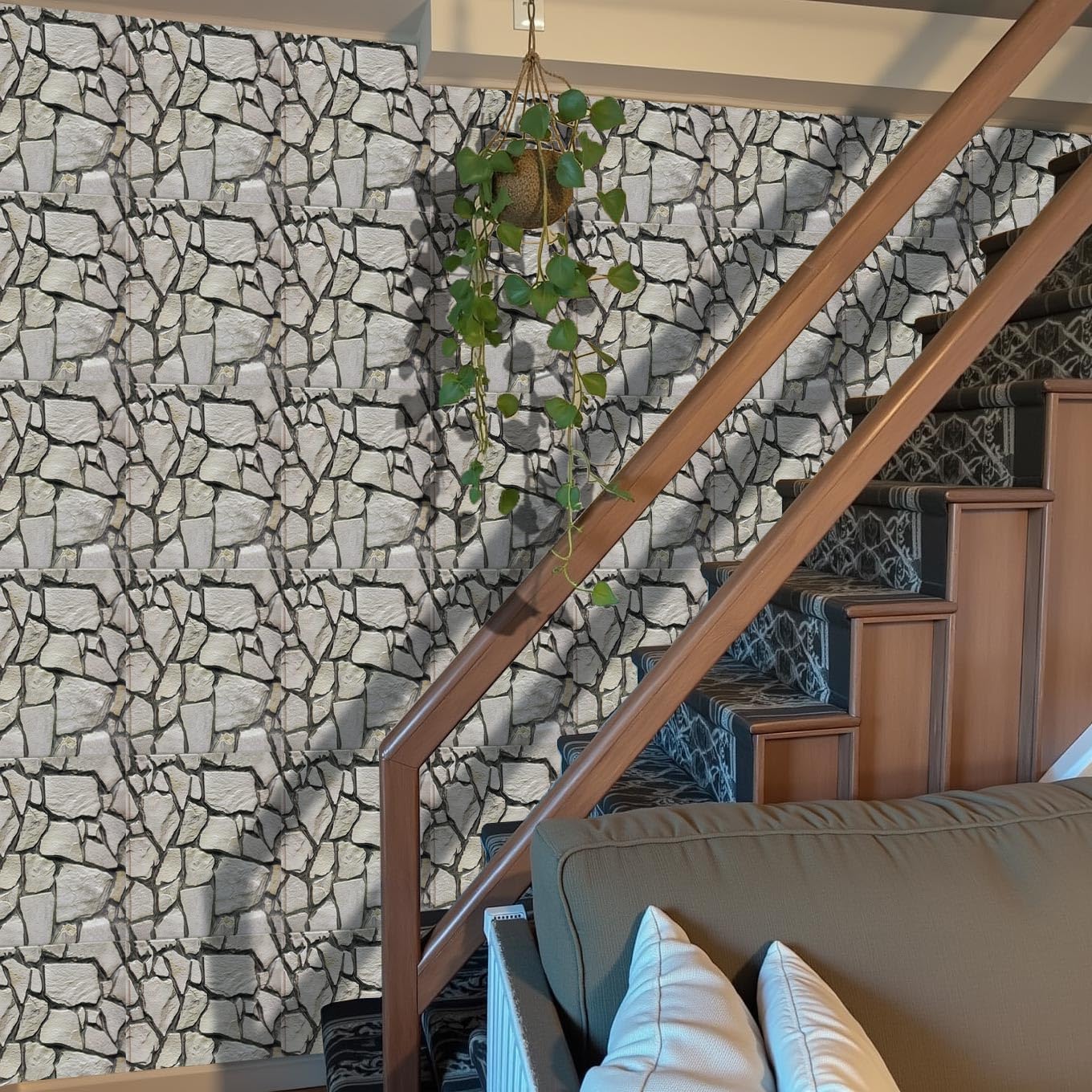 3D Peel and Stick Wall Panels - Waterproof Self-Adhesive Decorative Wall Tiles for Living Room, Bedroom, Office - 30x30cm (10pcs/Pack, Grey) - Perfect for Home Renovation & Interior Design Projects