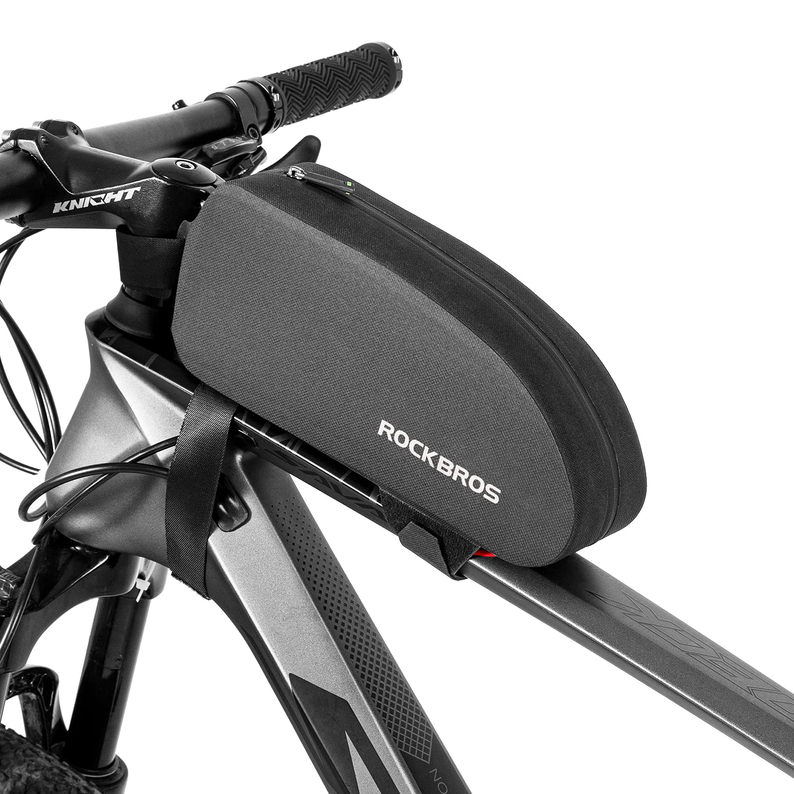 **ROCKBROS Waterproof Bike Top Tube Bag - Large Upgrade Bicycle Front Frame Pouch for Phone & Essentials - Mountain & Road Cycling Accessories | Perfect for Commuting, Hiking & Outdoor Adventures**